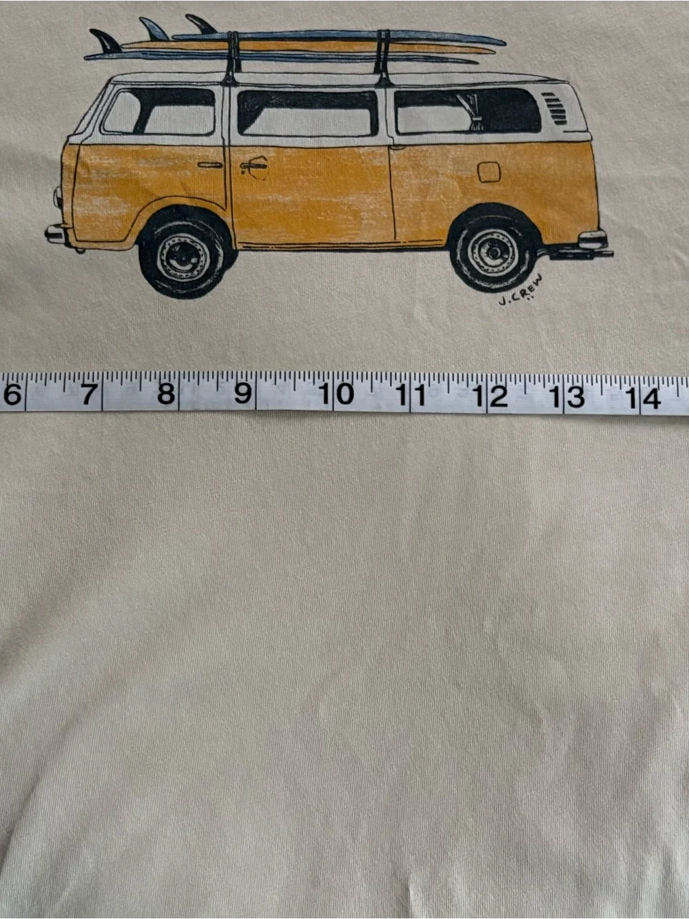 J.Crew Vintage Surf Van Graphic Tee-Men’s/Unisex Size M